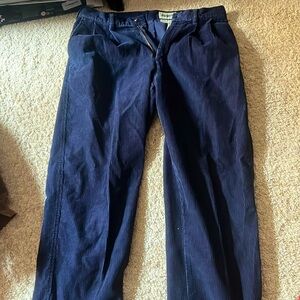 Eddie Bauer Blue Corduroy Pants